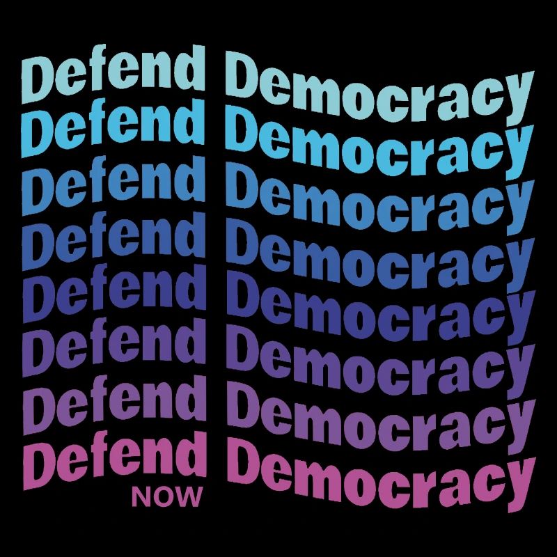 Defend Democracy Farbverlauf