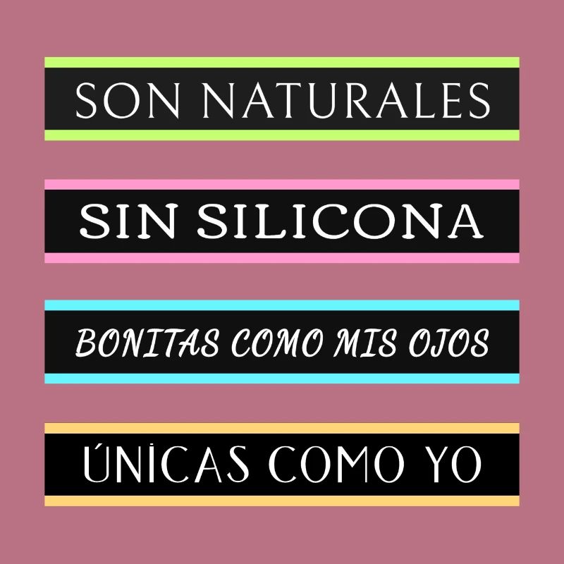 Ils sont naturels et sans silicone 5