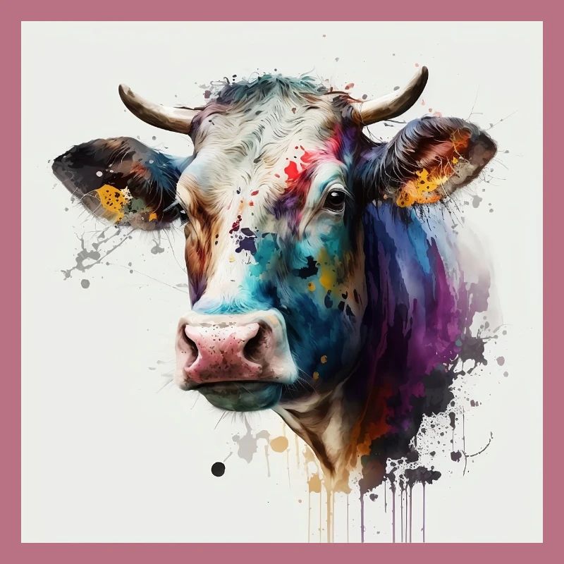 Kuh Wasserfarbe
