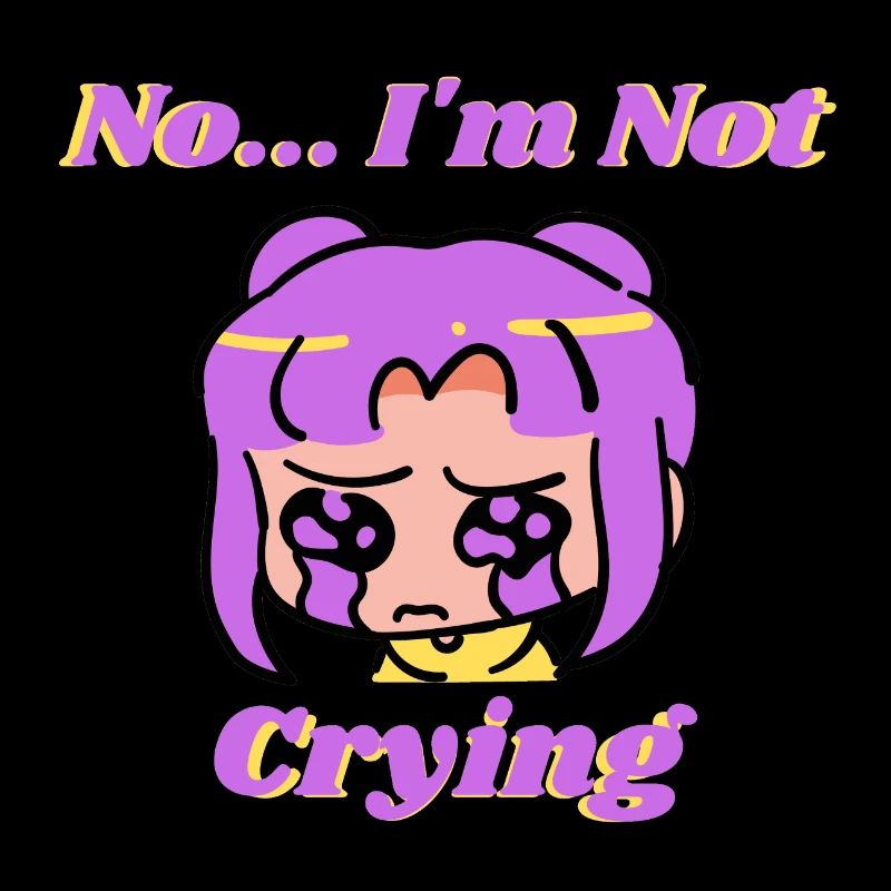No I m Not Crying - Lila/Gelb