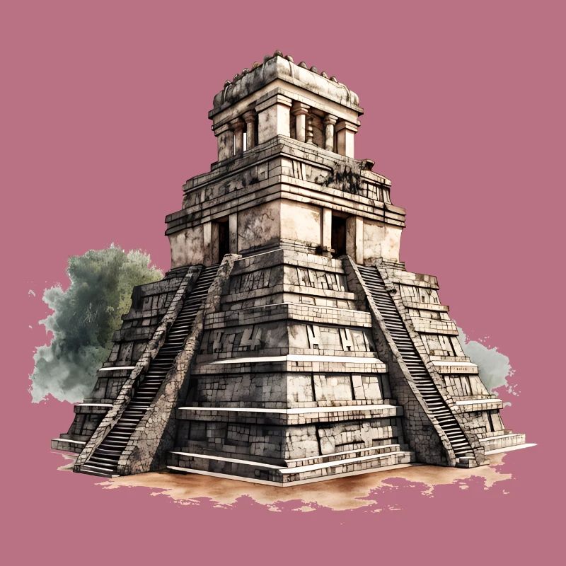 Majestic Mayan Temple