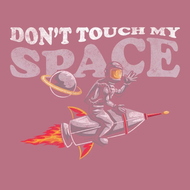 Space Planet Spacesuit Rocket