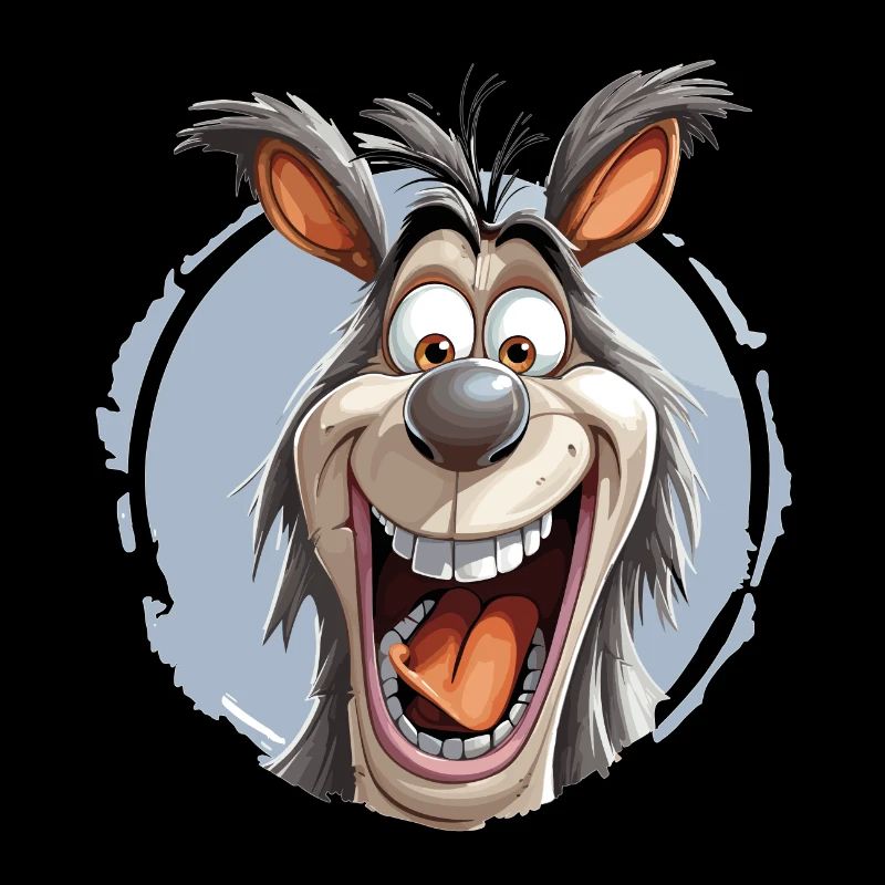 Crazy Esel Style Comic - Verrückter witziger Esel