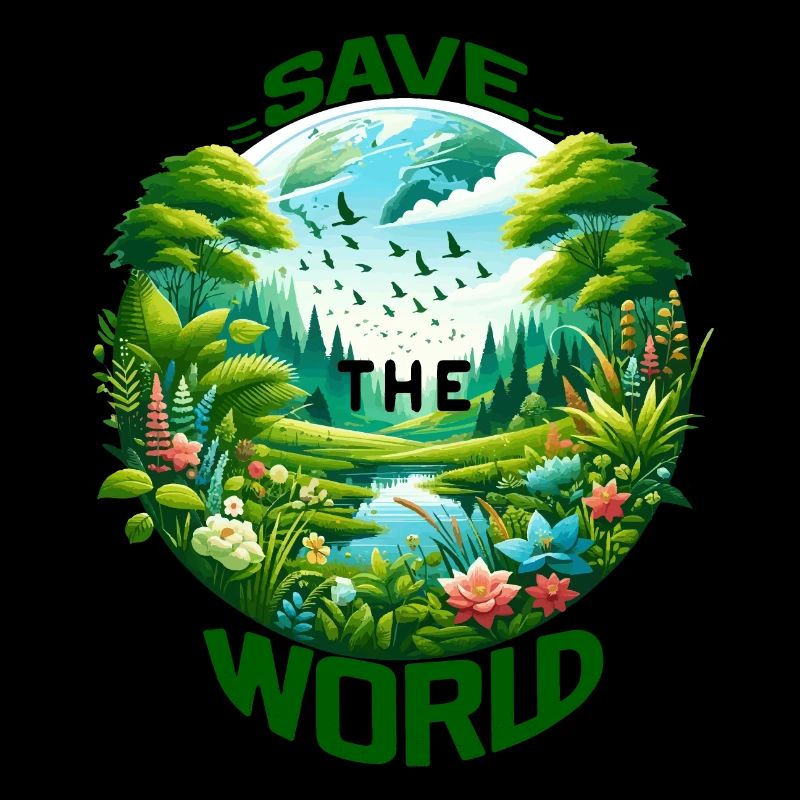 Sauver le monde (un appel à la conservation)Vert