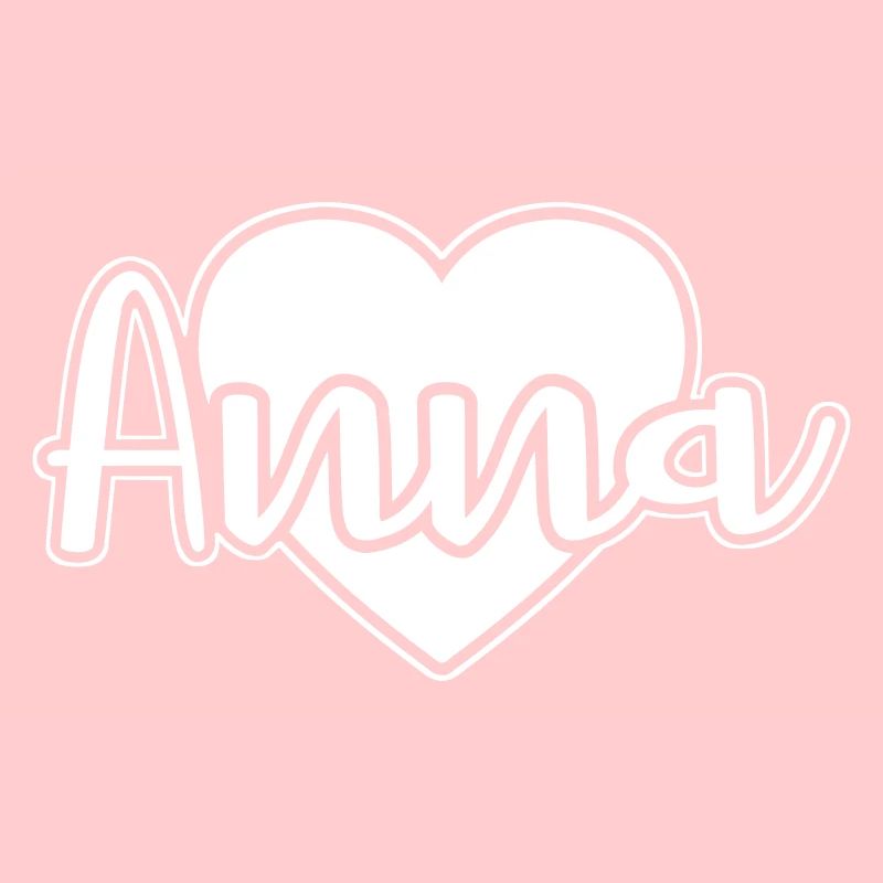 Anna first name heart