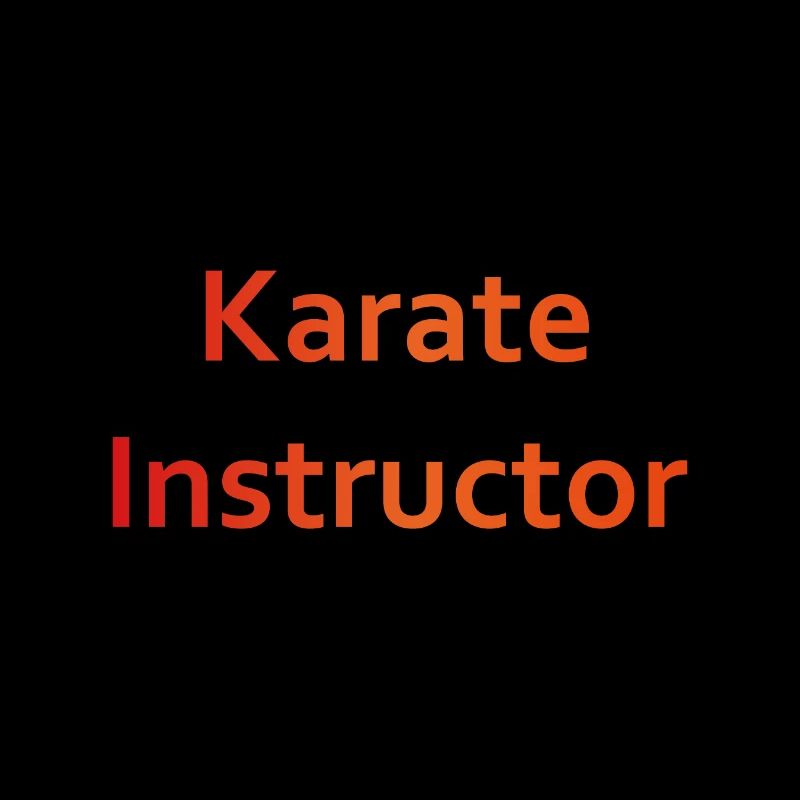 Karate Instructor - Karate Lehrer - Übungsleiter