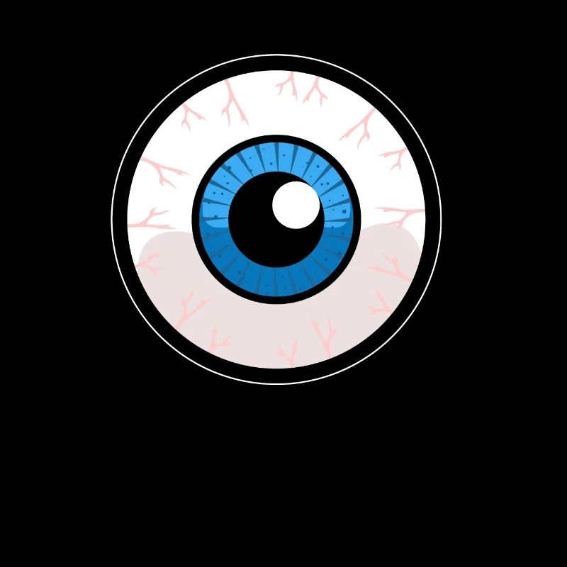 Human eyeball design graphics