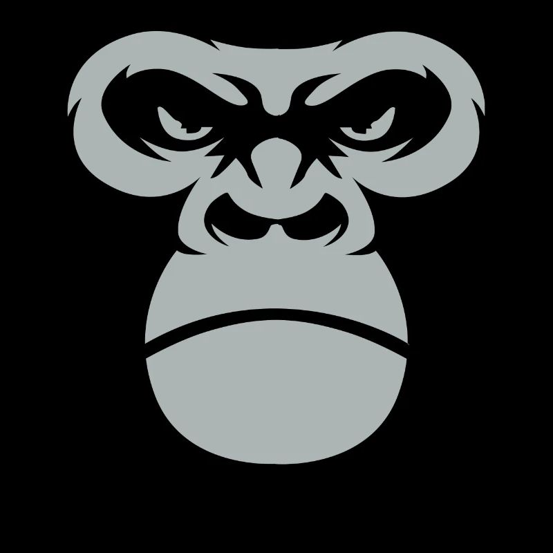 Gorilla Face Silverback Monkey Gift