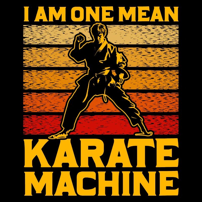 Ich bin eine gemeine Karatemaschine