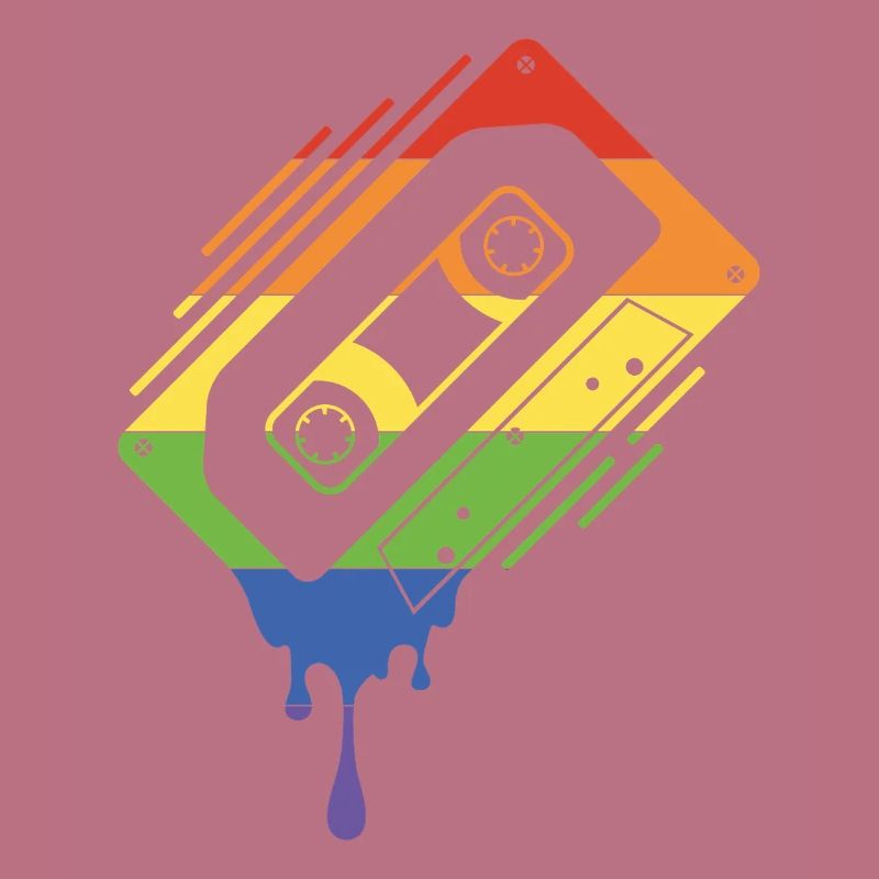 Dripping Cassette Tape Pride