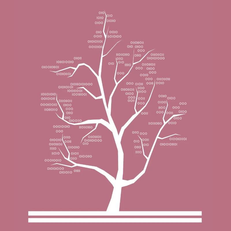 Computer Science Teacher Binary Code Tree Structure Gift