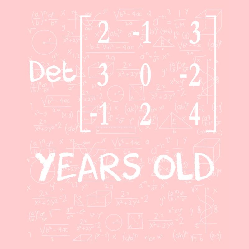 36th birthday 36 years matrix determinant