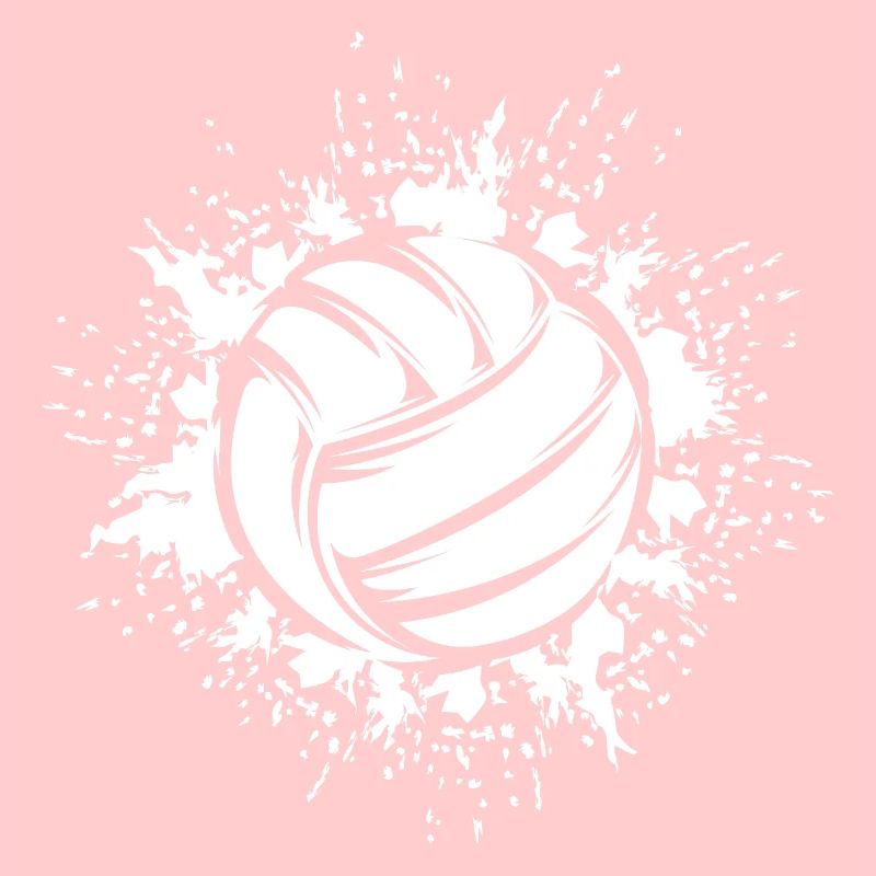 Volleyball Explosion Mannschaft Logo Illustration