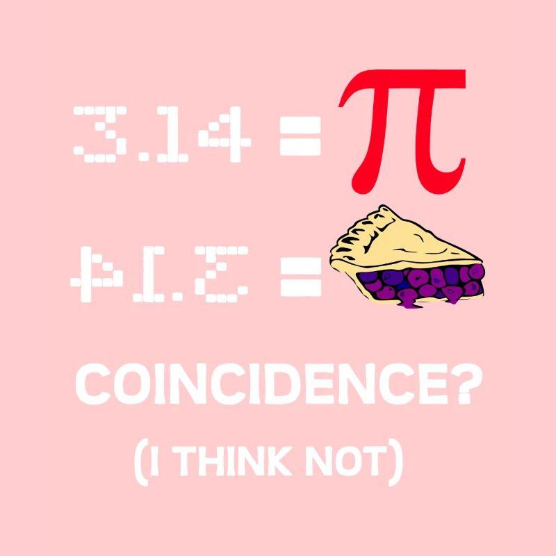 Pi Pie Coincidence Tee