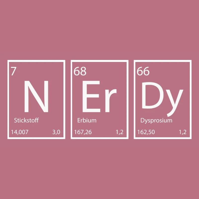 Nerdy Nerd Sprüche Elemente