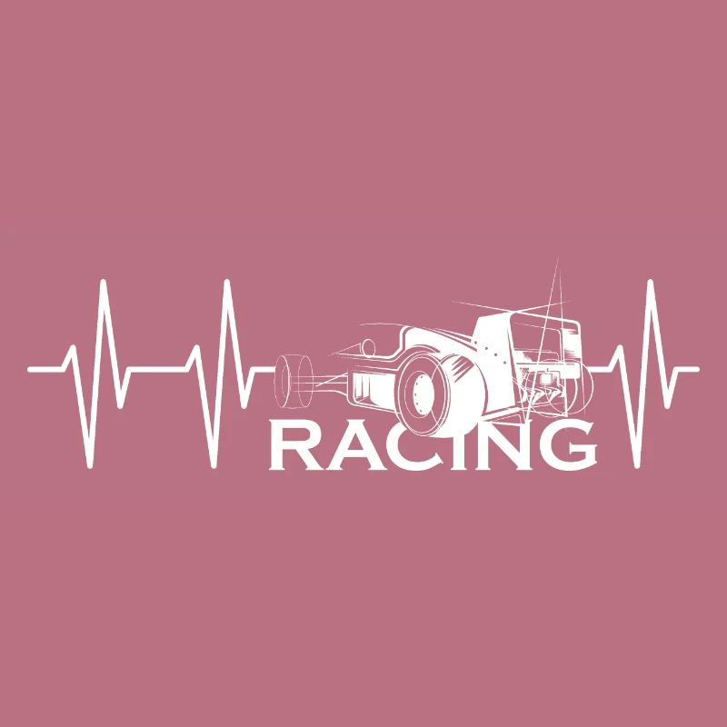 Pulse Formula Sketch Heartbeat Course de voitures de course