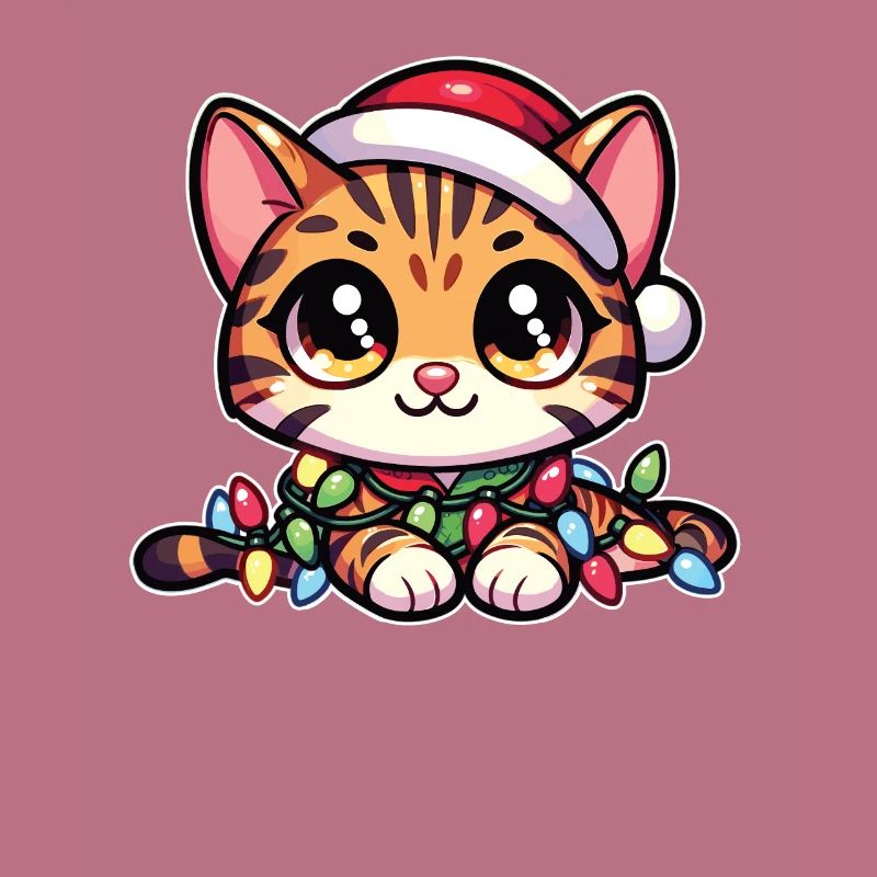 Fées de Noël Bengal Chat