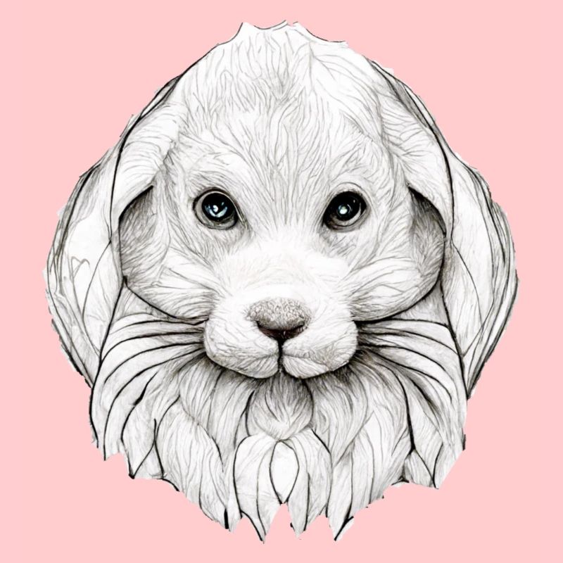 Rabbit in Comic Style