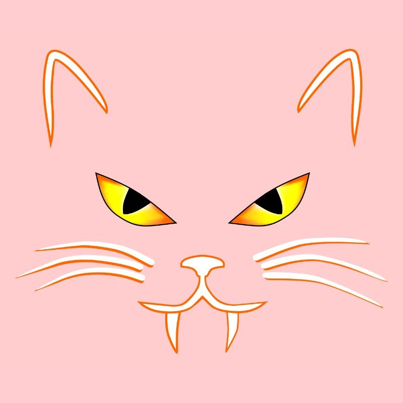 Böse Katze
