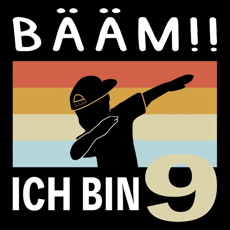 9. Geburtstag 9 Jahre Geschenk Bääm
