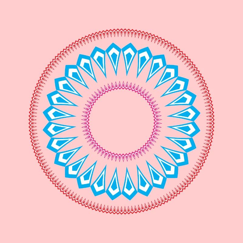 Motif de conception de mandala simple