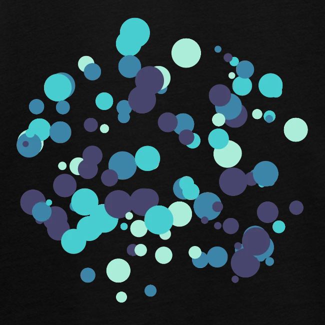 Motif cercles abstraits