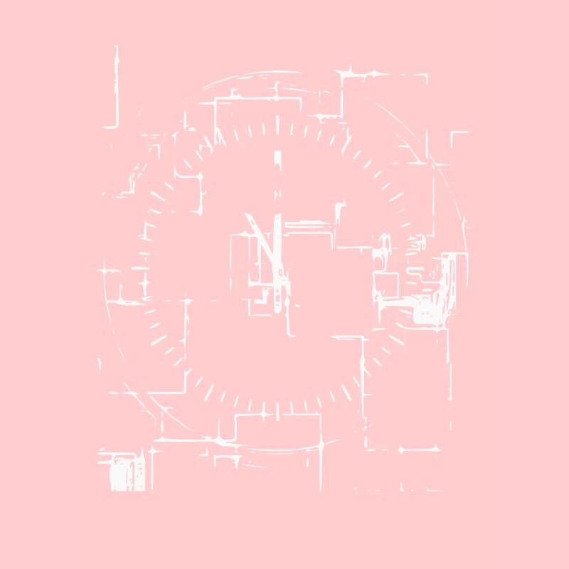 Horloge abstraite