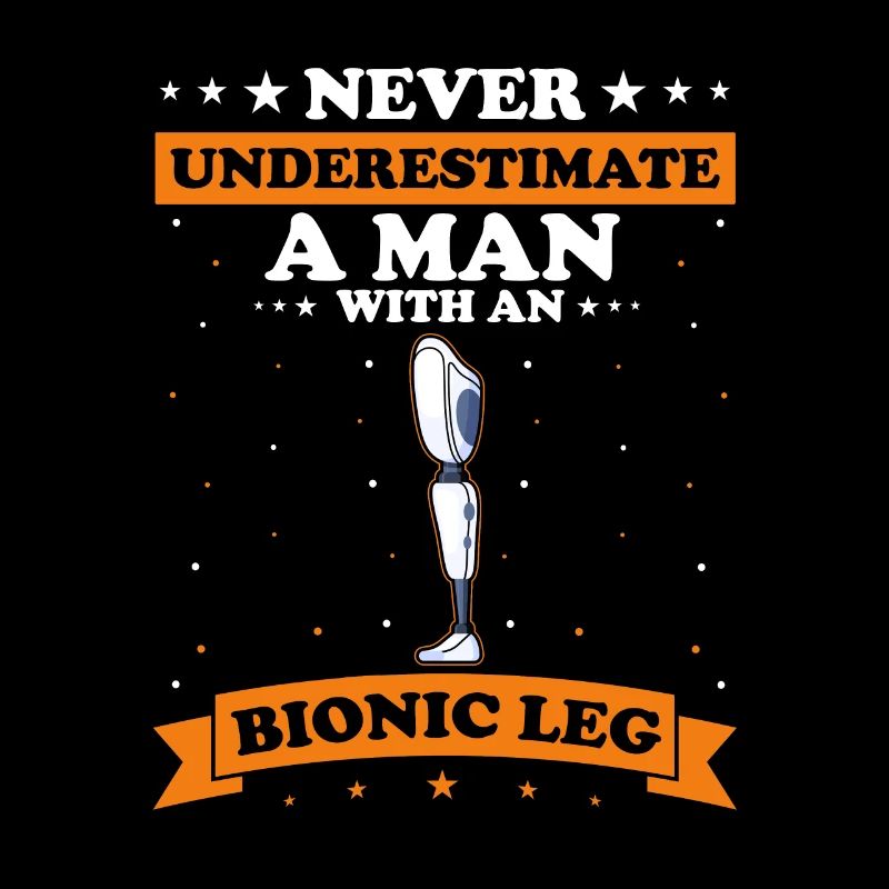 Bionic leg design for leg prostheses