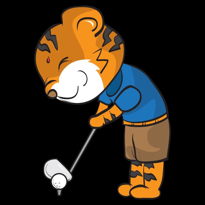 Tiger Golfschläger Abschlag Wood Geschenk Golf
