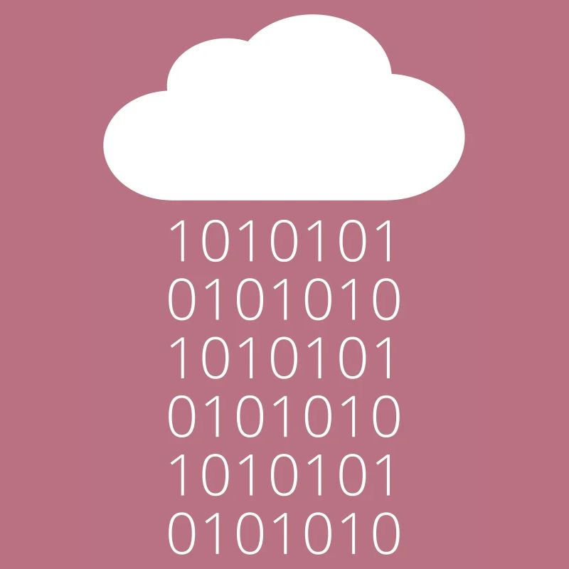Cloud Data Rain Binary