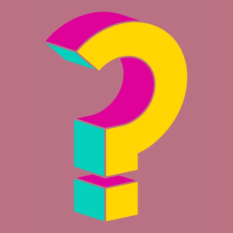Point d’interrogation, cadeau de geeks de questionnement cool