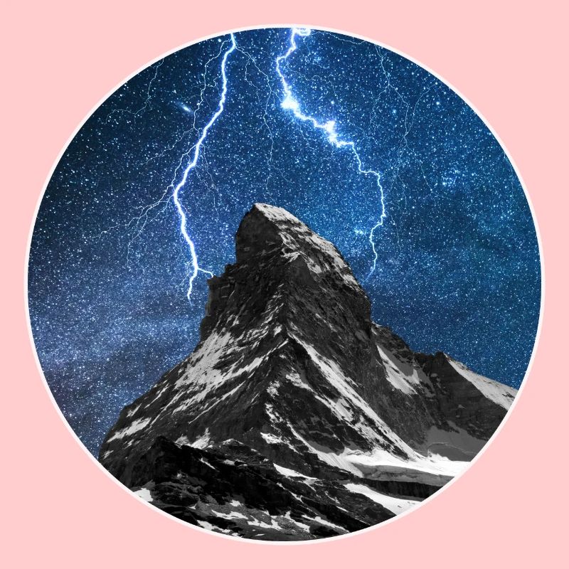 Thunderstorm over the Matterhorn
