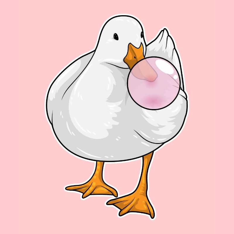 Gomme à mâcher de canard