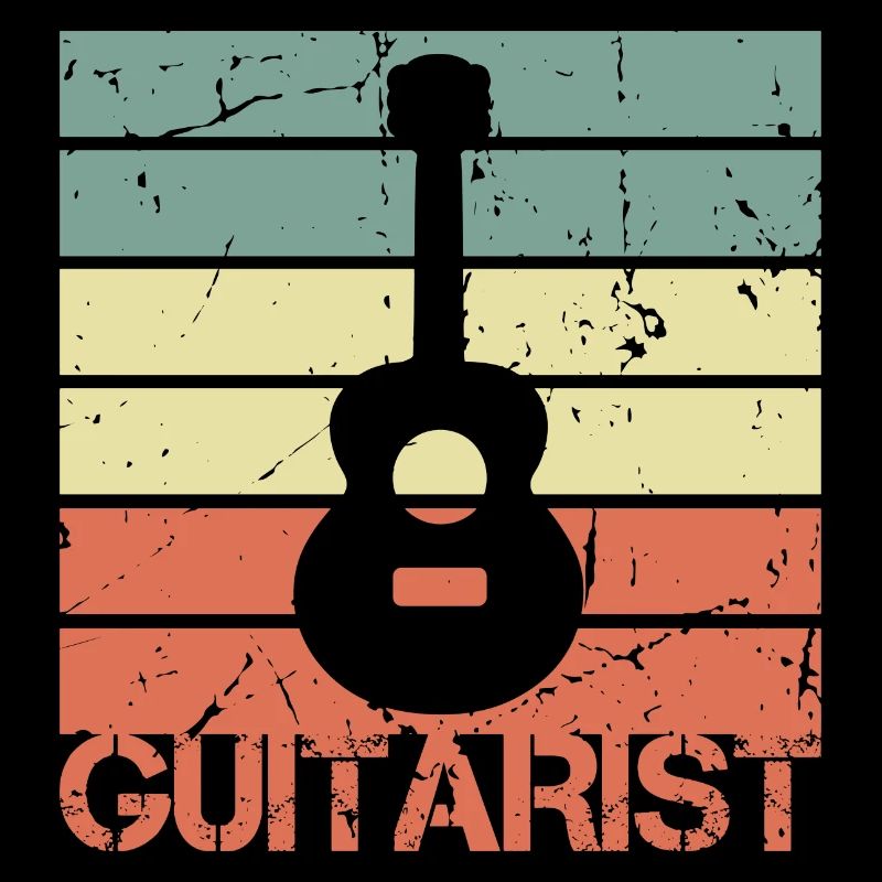 Guitariste vintage