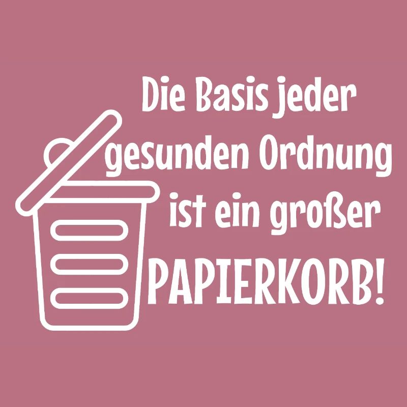 Basic Order: Large Wastepaper Bin Witzer Saying Office