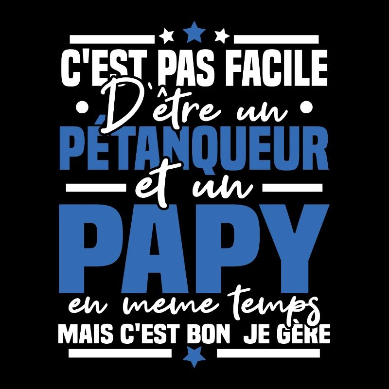 Pétanqueur et Papy
