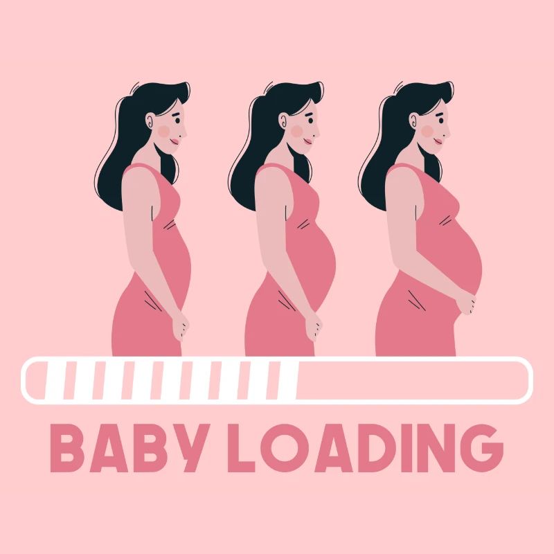 Bébé en cours de chargement ... bébé ventre bébé