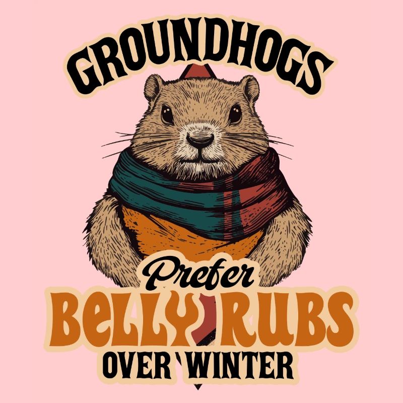 Groundhogs Prefer Belly Rubs Over Winter