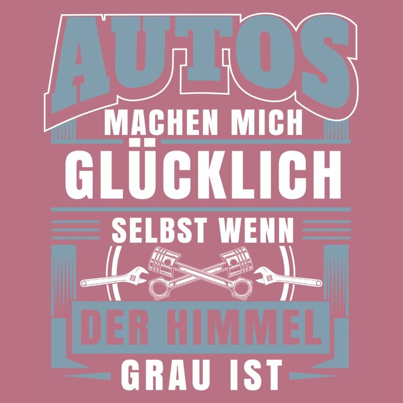 Autos machen glücklich selbst wenn der Himmel Grau