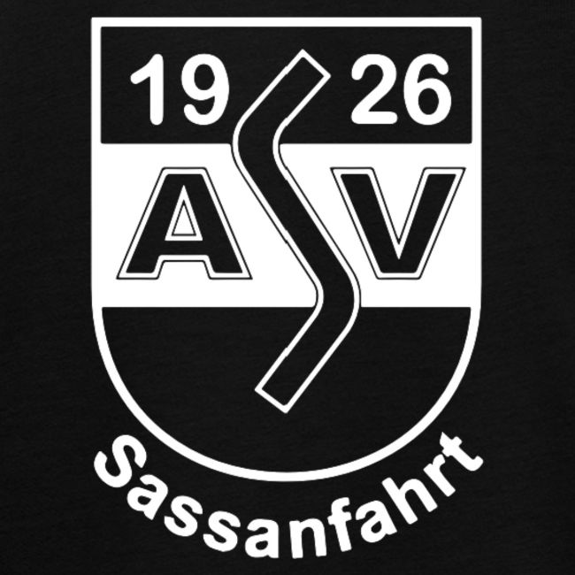 ASV Logo schwarz-weiß einseitig