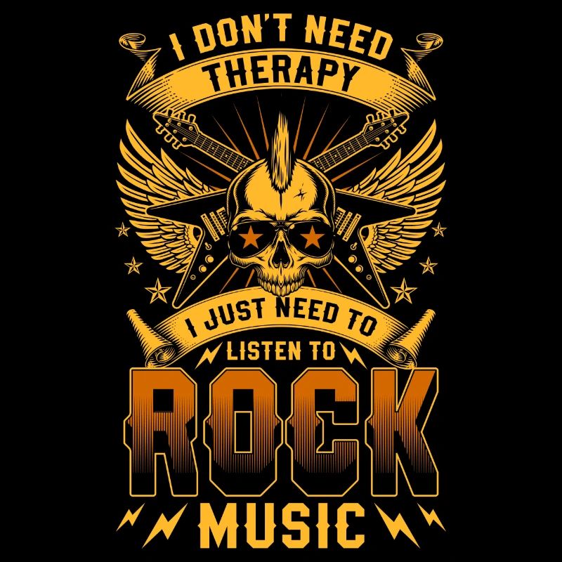 Rocker Hardrock Gitarre Sänger