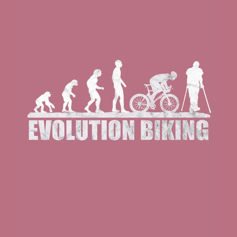 Bicycle Evolution cyclist cyclist