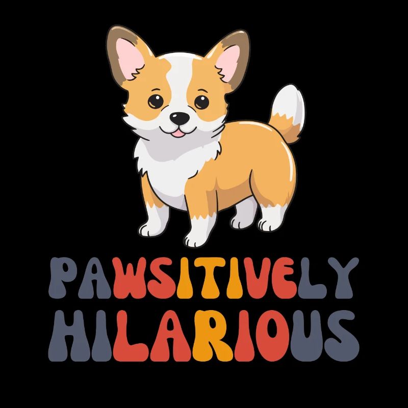Pawsitively Hilarious Corgi