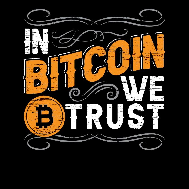 In Bitcoin Vertrauen Wir Cryptocurrency Crypto