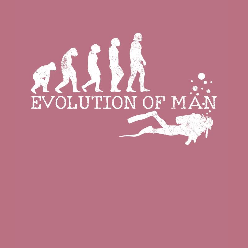 Tauchen Evolution - Taucher Geschenk