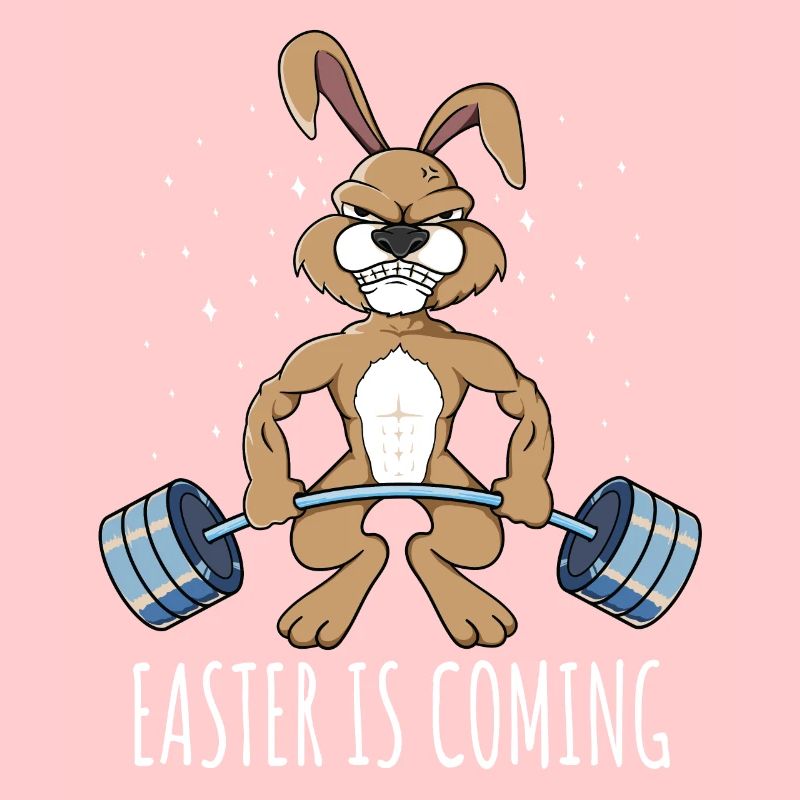 Exercice Lapin de Pâques Joyeuses Pâques Musculation