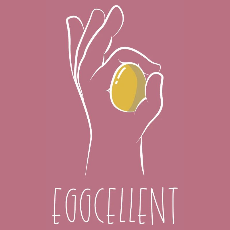 Easter Egg Pun Eggcellent Excellent Gesture