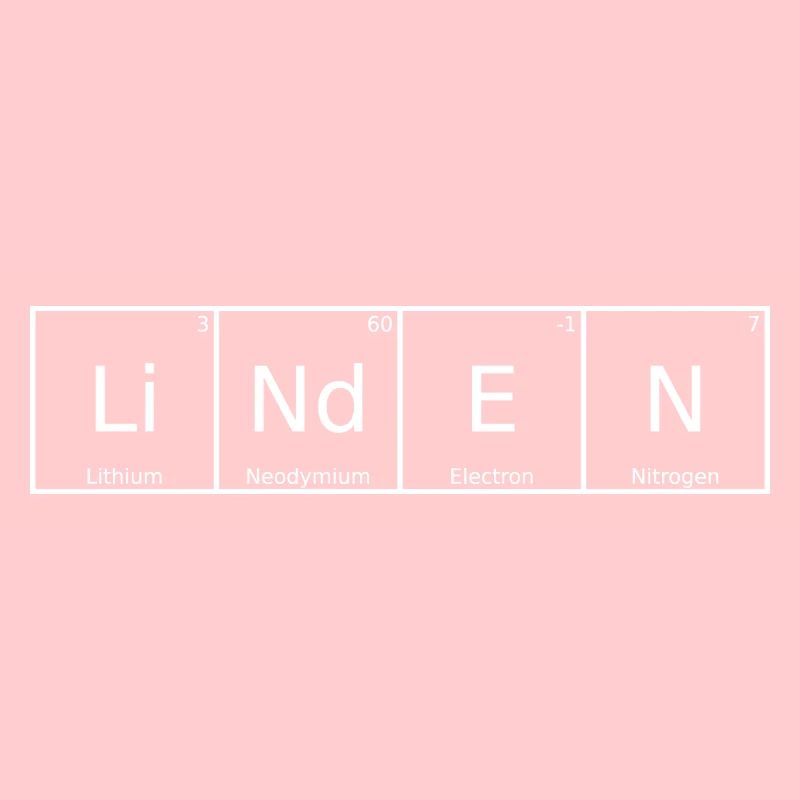Linden Name First Name Chemistry Periodic Table Elements