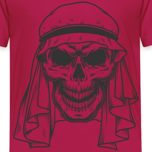 Kunterli Art meet skulls - #KUN-SKU-10 - Exzellent - Teenager Premium T-Shirt