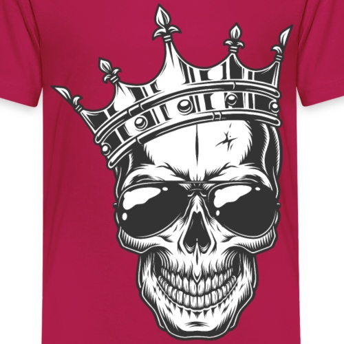 Kunterli Art meet skulls - #KUN-SKU-05 - Exzellent - Teenager Premium T-Shirt